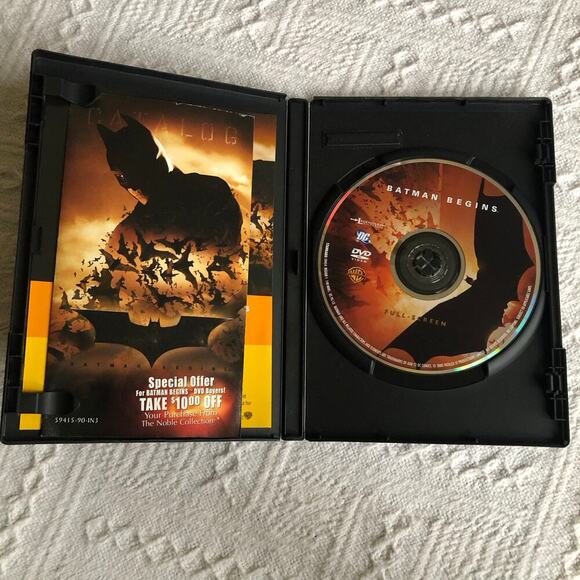 Batman Begins Full Screen Ed Dvd 2005 Movie Christian Bale Drama Action - Picture 3 of 3